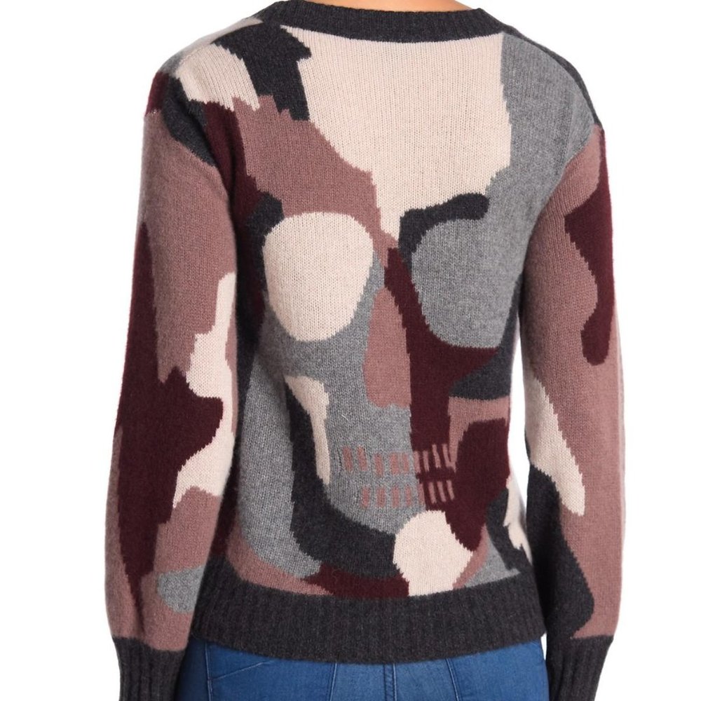 Skull Cashmere Cayenne Camo Sweater XS - Picture 1 of 8